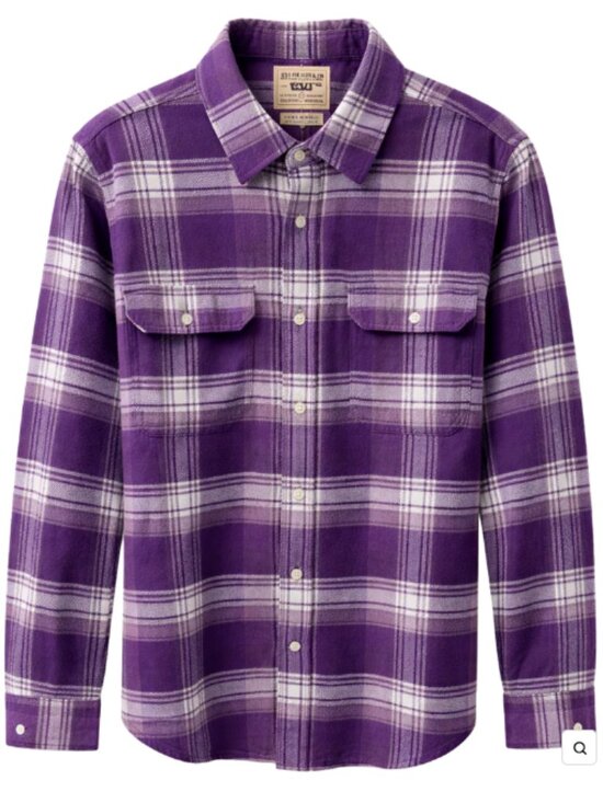 Levis Strauss Other - ❗️SOLD Levi's/Levi Strauss Co Men's Jackson Worker Flannel Overshirt, Purple